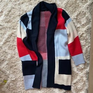 Cozy Colorblock Cardigan